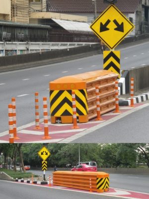 Crash Cushion อุปกรณ์ดูดซับประทะ