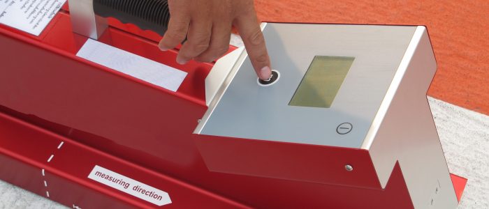 วัดค่าสะท้อนแสงหลังจากตีเส้น